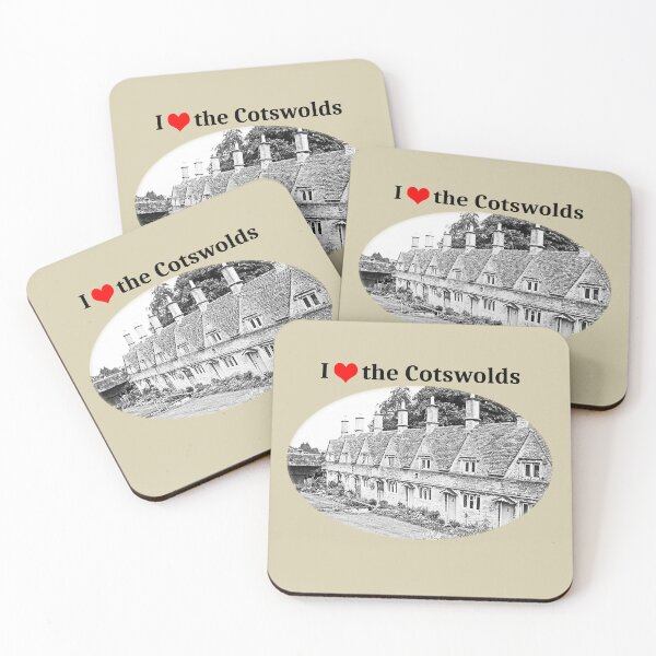 Item preview, I Love the Cotswolds (Almshouses Chipping Norton) designed and sold by Murph's Images.