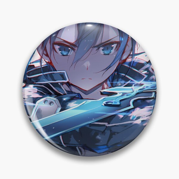 Artikelvorschau, Kirito aus Sword Art Online Blue Glow Dynamischer Anime-Junge entworfen und verkauft von earlobejerk.
