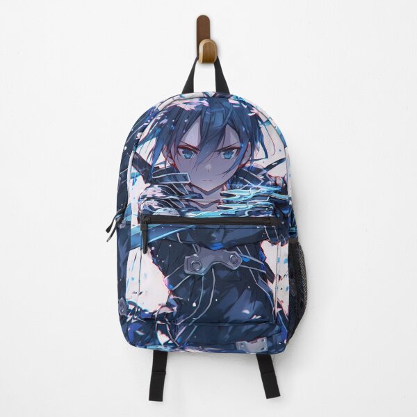 Item preview, Kirito Sword Art Online Blue Glow Dynamic Anime Boy designed and sold by earlobejerk.