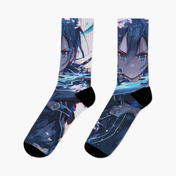 Item preview, Kirito Sword Art Online Blue Glow Dynamic Anime Boy designed and sold by earlobejerk.
