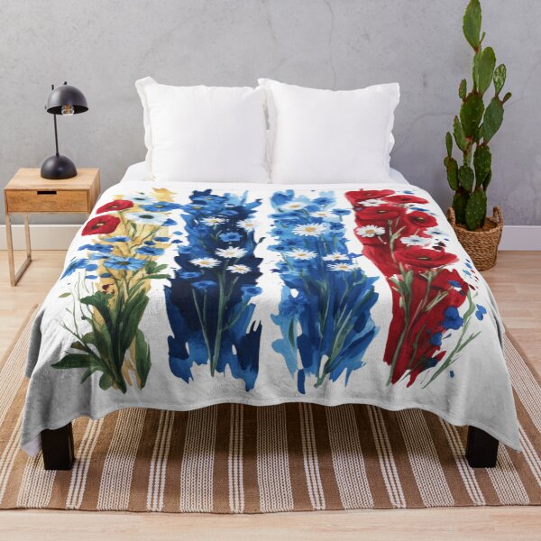 Item preview, Watercolor Wildflower Garden designed and sold by Szpaku desart .
