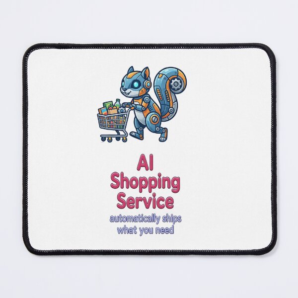 Item preview, Robo-mart AI shopping service - we know what you need designed and sold by Robo-Mart Smart Shopping.