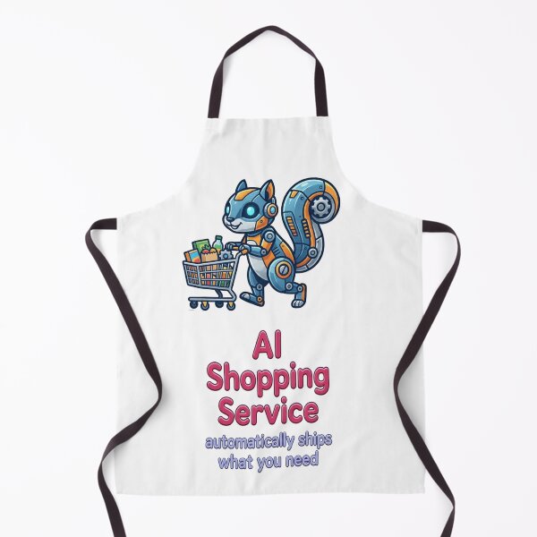 Item preview, Robo-mart AI shopping service - we know what you need designed and sold by Robo-Mart Smart Shopping.