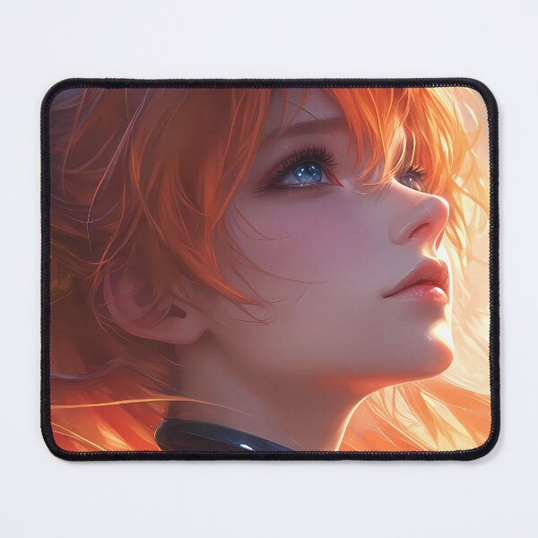 Item preview, Asuka Langley Soryu Neon Genesis Evangelion Golden Hour Closeup Portrait designed and sold by earlobejerk.