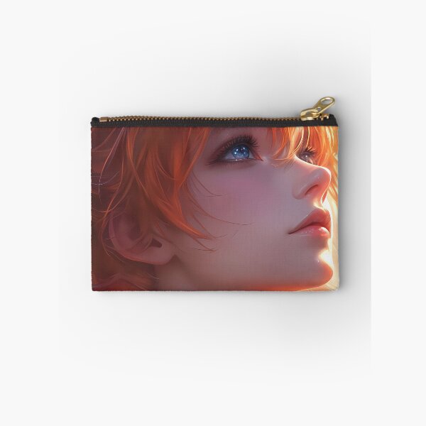 Item preview, Asuka Langley Soryu Neon Genesis Evangelion Golden Hour Closeup Portrait designed and sold by earlobejerk.