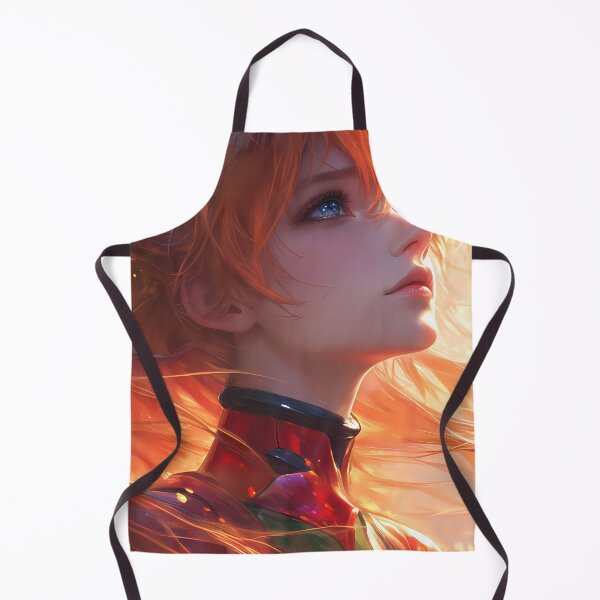 Item preview, Asuka Langley Soryu Neon Genesis Evangelion Golden Hour Closeup Portrait designed and sold by earlobejerk.