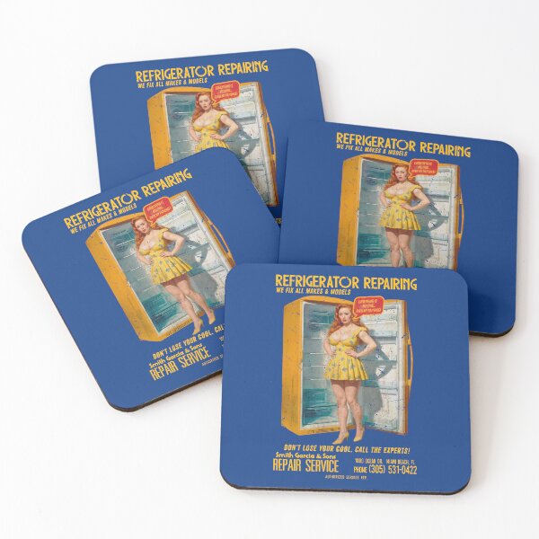 Item preview, Vintage Miami Refrigerator Repair Service designed and sold by Lidra Zehcnas.