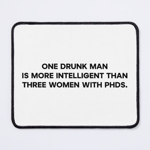 Item preview, One Drunk Man Is More Intelligent designed and sold by Zerhof.