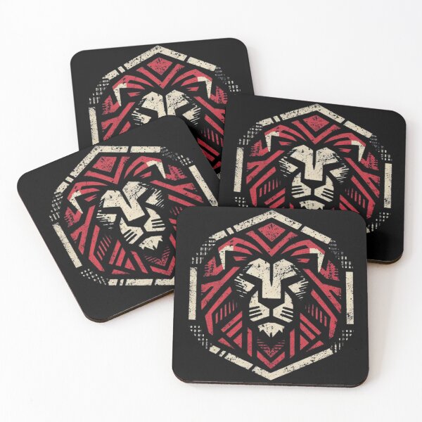 Item preview, "Geometric Lion Tribal Emblem" designed and sold by Dogandesighn.