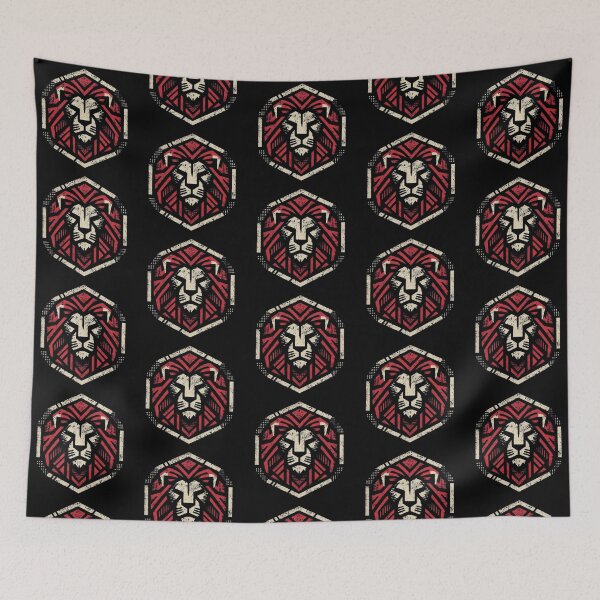 Item preview, "Geometric Lion Tribal Emblem" designed and sold by Dogandesighn.