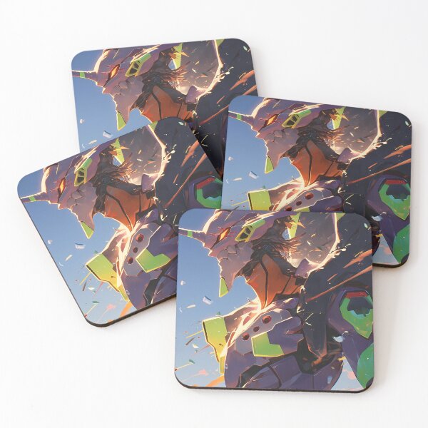 Item preview, Unit 01 Neon Genesis Evangelion Mecha Sunset Glow designed and sold by earlobejerk.