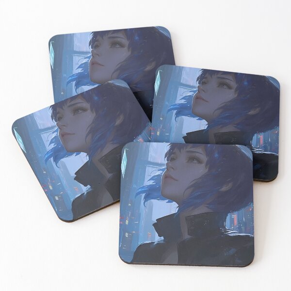 Item preview, Motoko Kusanagi Ghost In The Shell Cyberpunk Neon City Mood designed and sold by earlobejerk.
