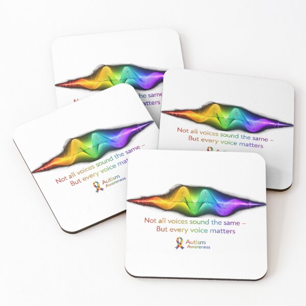 Item preview, Not All Voices Sound the Same – Autism Awareness Sound Wave designed and sold by Mirgonhood.