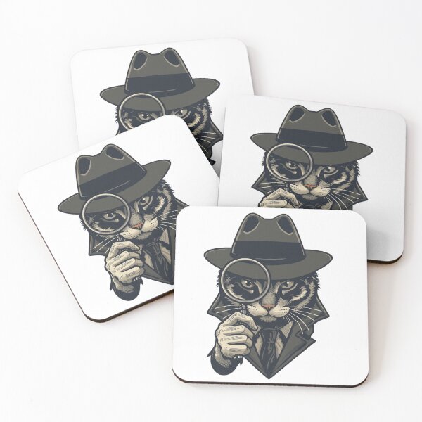 Item preview, Mysterious Detective Cat Solving Cases designed and sold by funnyshop222.