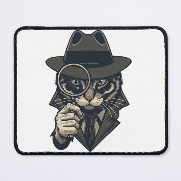 Item preview, Mysterious Detective Cat Solving Cases designed and sold by funnyshop222.