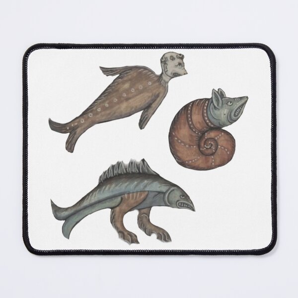 Item preview, funny medieval fish collection designed and sold by Stormsoaked.