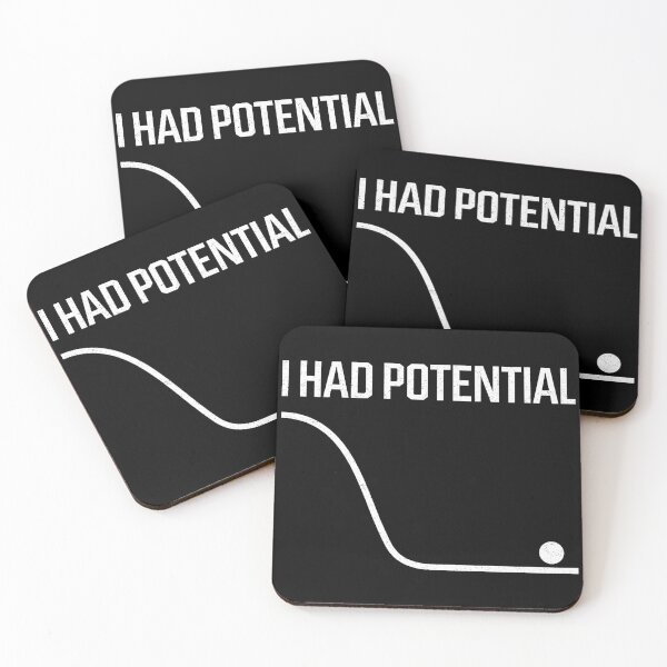 Item preview, I Had Potential Sarcastic Funny Quote designed and sold by MengxuanLiart.