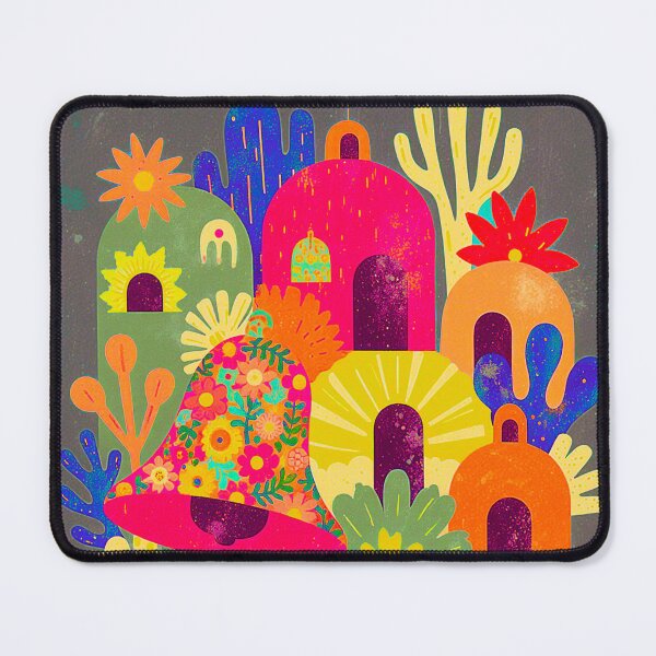 Aperçu de l'œuvre Village floral fantastique / Paysage de rêve créée et vendue par joycrysstudio.