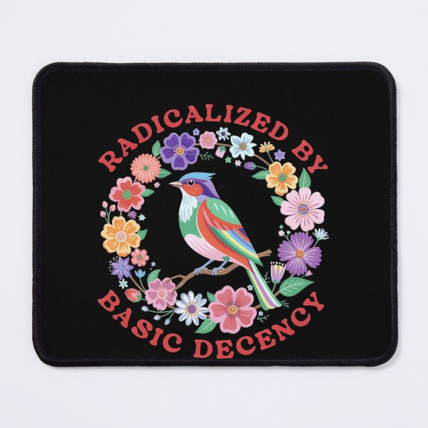 Item preview, Radicalized By Basic Decency Defends Justice And Democracy designed and sold by SkeletonsDanger.