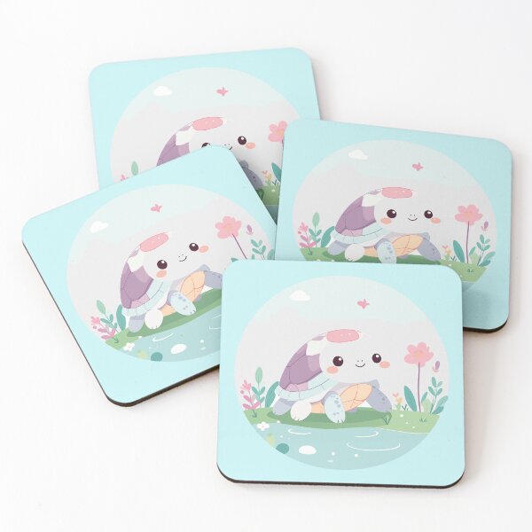 Item preview, Cute Kawaii Turtle by the Pond Badge designed and sold by BestChoiceService.