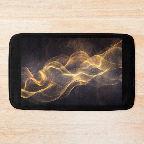 Item preview, Ethereal Golden Smoke Waves designed and sold by lashdeart.