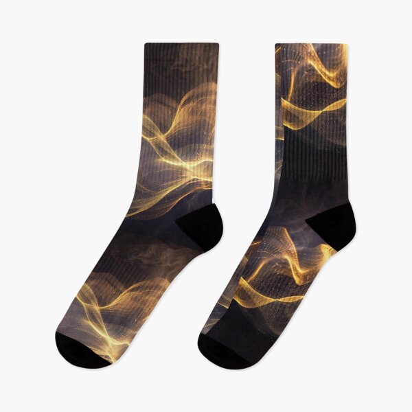 Item preview, Ethereal Golden Smoke Waves designed and sold by lashdeart.