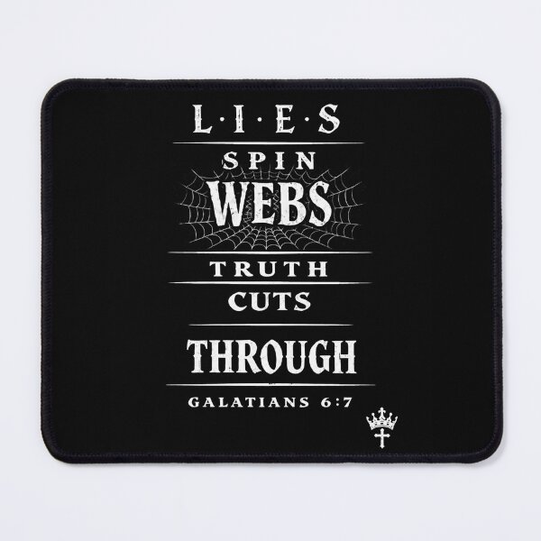 Item preview, lies spin webs truth cuts through designed and sold by ocd_Jessica.