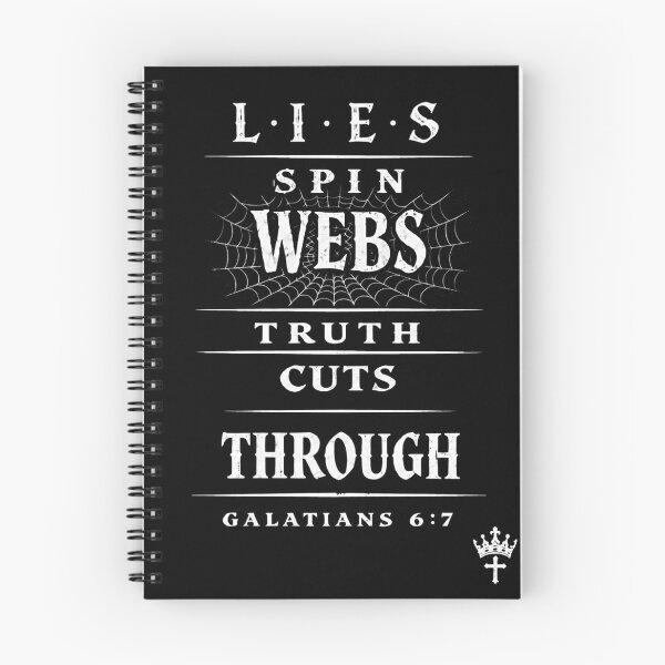 Item preview, lies spin webs truth cuts through designed and sold by ocd_Jessica.