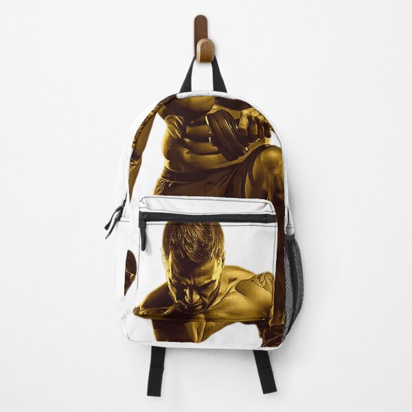 Item preview, golden Fitness Warrior – Intense Gym Workout Motivation designed and sold by No Excuses .
