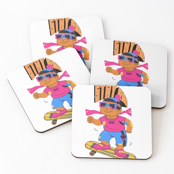 Item preview, Retro 90s Skater Character - Colorful Chill Vibes designed and sold by CiNi13.