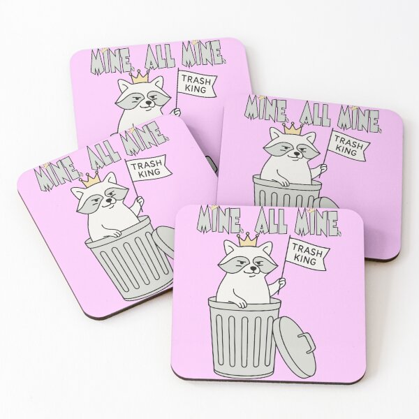 Item preview, Funny Cat King in Trash Can Illustration designed and sold by BestChoiceService.