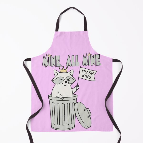 Item preview, Funny Cat King in Trash Can Illustration designed and sold by BestChoiceService.