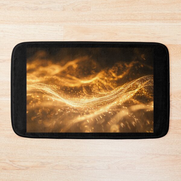 Item preview, Glowing Gold Motion Waves designed and sold by lashdeart.