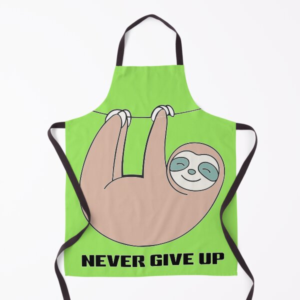 Item preview, Funny Never Give Up Sloth Illustration designed and sold by BestChoiceService.