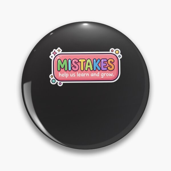 Item preview, Mistakes Help Us Learn And Grow Positive Mindset Personal Growth Wisdom designed and sold by FormalDehyena.