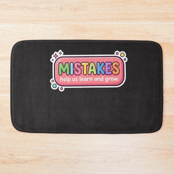 Item preview, Mistakes Help Us Learn And Grow Positive Mindset Personal Growth Wisdom designed and sold by FormalDehyena.