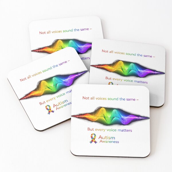Item preview, Not All Voices Sound the Same – Autism Awareness Sound Wave designed and sold by Mirgonhood.