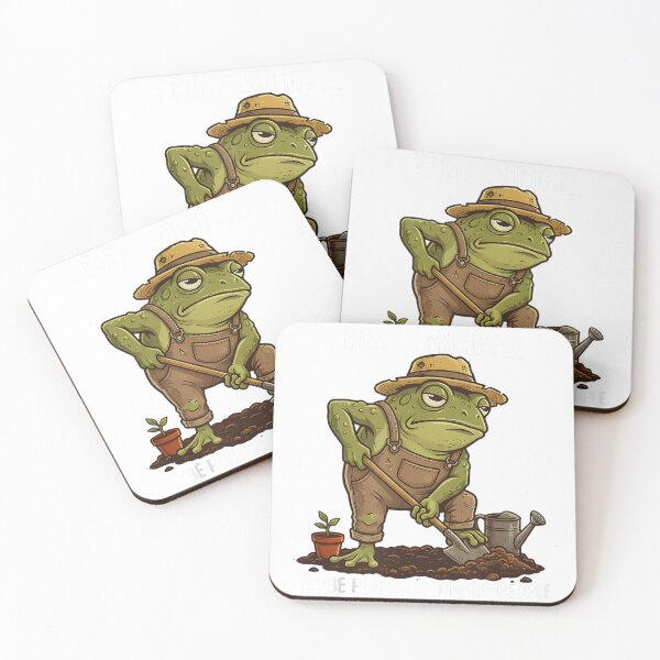 Item preview, Frog Gardener I Bury Things Maybe Plants Maybe People | Cute Dark Humor Garden Design designed and sold by MyTeeSh.