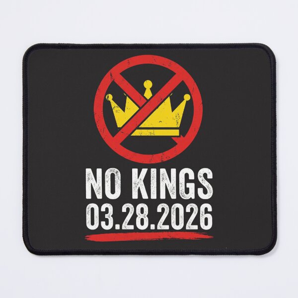Item preview, No Kings 03.28.2026 Anti Monarchy Republican Freedom Statement designed and sold by FormalDehyena.