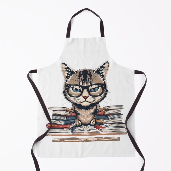 Item preview, Focused Cat Studying with Books designed and sold by funnyshop222.