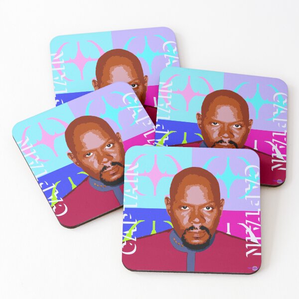 Item preview, sisko DS9 Pop art quad designed and sold by Lost Waters of Enceladus.
