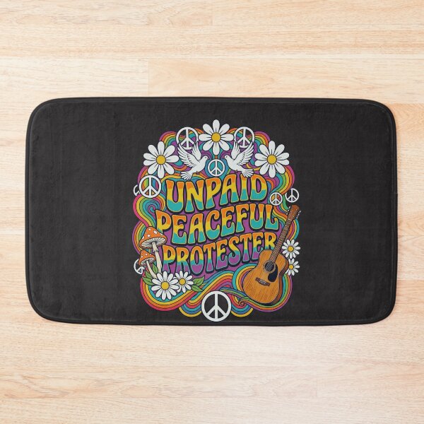 Item preview, Unpaid Peaceful Protester Hippie Peace Activist designed and sold by FormalDehyena.