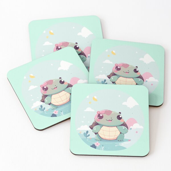 Item preview, Cute Kawaii Sea Turtle on Water Badge designed and sold by BestChoiceService.