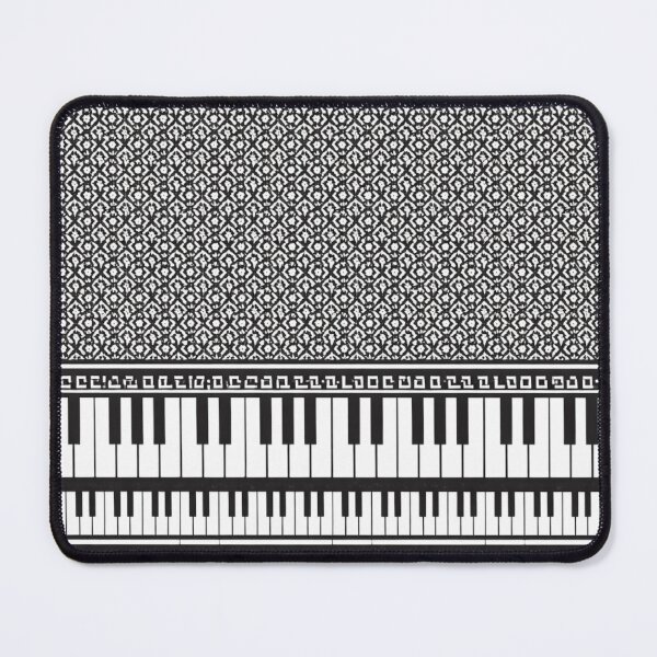Item preview, Musical Piano Key and Geometric Monotone Pattern designed and sold by zenjiinspired.