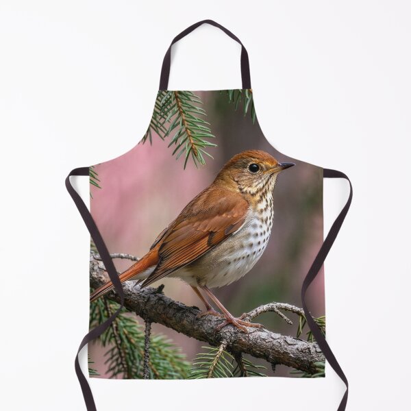 Item preview, Hermit Thrush on a Spruce Branch designed and sold by Tridentulus.