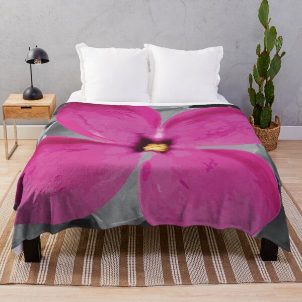 Item preview, Flor Rosa Brillante Sobre Fondo Gris designed and sold by Arturo Daniel Garcia Palomo.