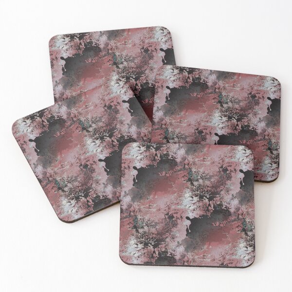Item preview, Gunge Abstract in Red and Black designed and sold by Artistestella.