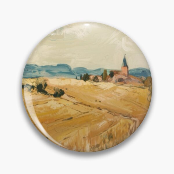 Item preview, Golden Wheat Fields Painting | Rural Farm Road Landscape.  Art By Carraann designed and sold by CARRAANN.