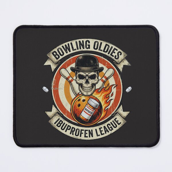Item preview, Bowling Oldies Ibuprofen League Senior Bowler Humor designed and sold by FormalDehyena.