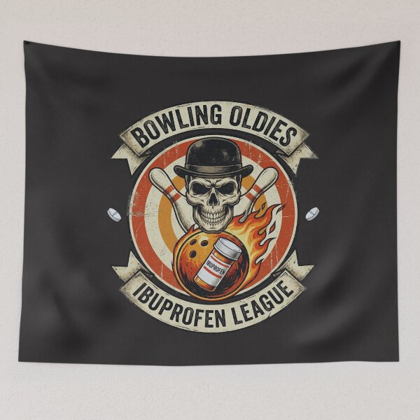 Item preview, Bowling Oldies Ibuprofen League Senior Bowler Humor designed and sold by FormalDehyena.